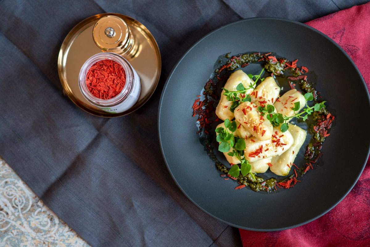 MABURA Rezept Gnocchi mit Tomatenflocken und Nuss-Pesto